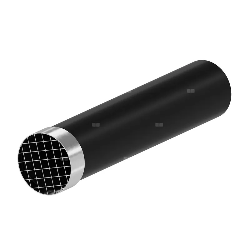 Nowy Czerpnia powietrza PP do systemu rozdzielnego z deflektorem inox DN80mm
